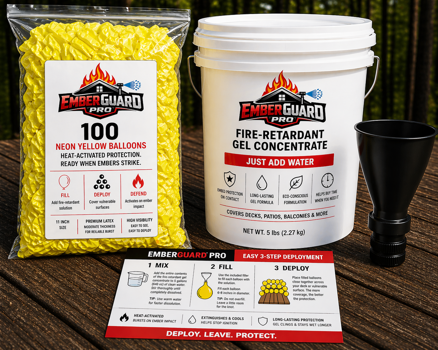 EmberGuard Reactive Fire Defense Kit