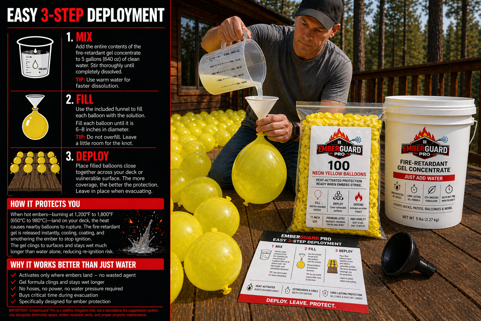 EmberGuard Reactive Fire Defense Kit